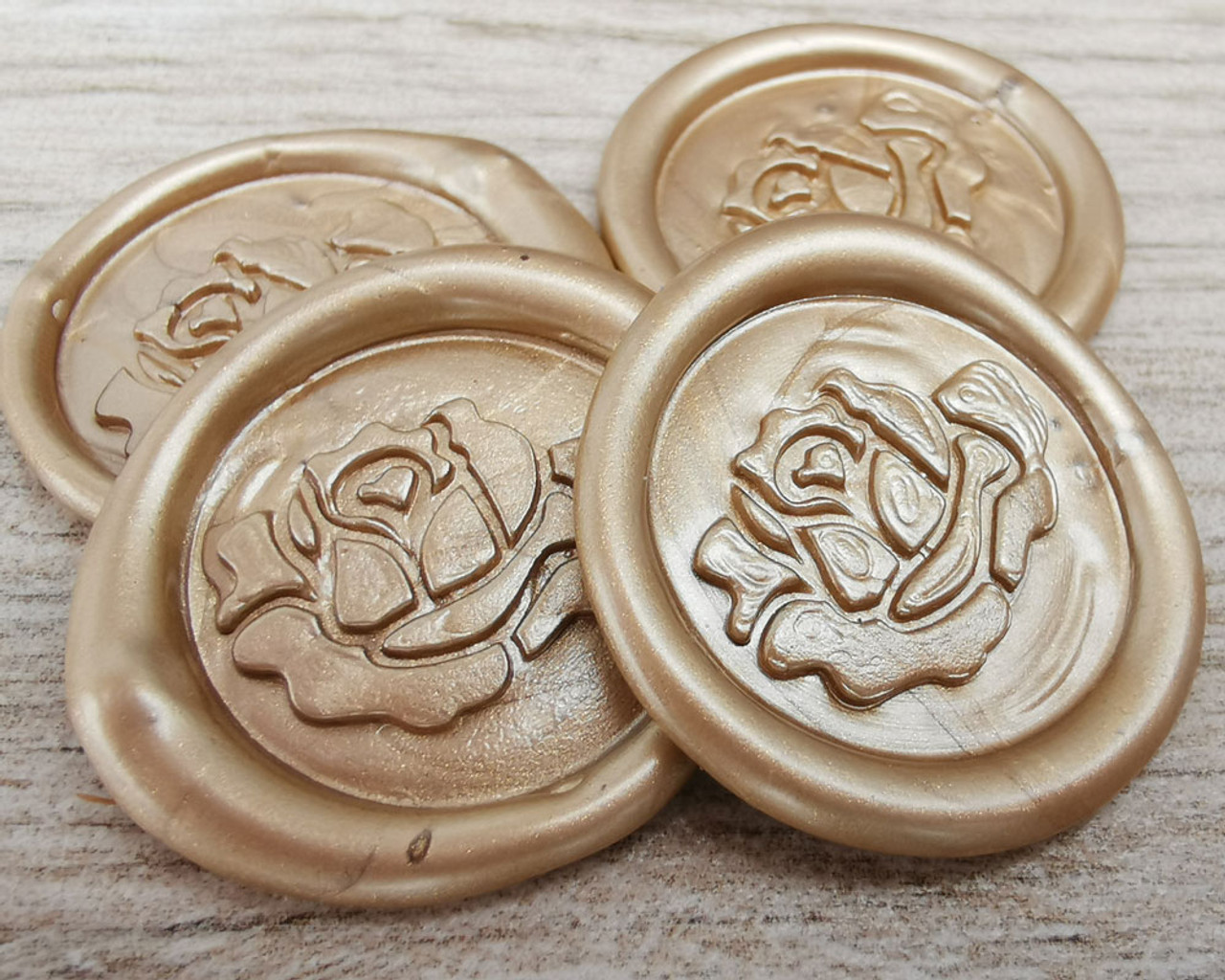 Rose Gold Wax Seal Sticks 10cm 5pk