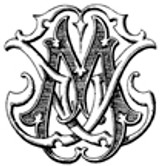 JM MJ Victorian Monogram Design 1