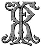 FR RF Victorian Monogram Design 1