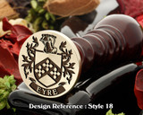 Eyre Family Crest Wax Seal D18