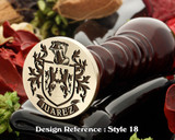 Juarez Family Crest Wax Seal D18