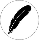 Feather 1, add text or initials extra cost.