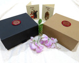 Gift Box and Card - Black or Natural Kraft