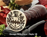 Blackburn Family Crest Wax Seal D18