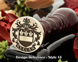 Keelan Family Crest Wax Seal D15