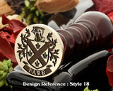 Farr Family Crest Wax Seal D18