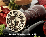 Finglas Family Crest Wax Seal D18