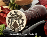 Wiltshire Family Crest Wax Seal D15