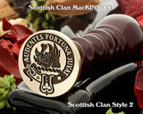 MacKinnon Scottish Clan Wax Seal D2