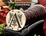 Elegant Range Wax Seal Initial A