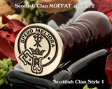 Moffat (2) Scottish Clan Wax Seal D1 Moffat (2) Scottish Clan Wax Seal D1