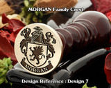 MORGAN Family Crest Wax Seal D7