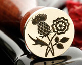 Thistle and Rose Wax Seal D2