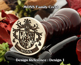 MOSS Family Crest Wax Seal D1