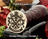 NAPIER Family Crest Wax Seal D1