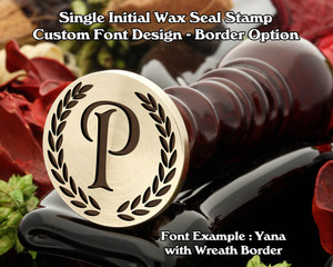 Single Initial Design Example P, font sample 'Yana' Single Initial Design Example P, font sample 'Yana'