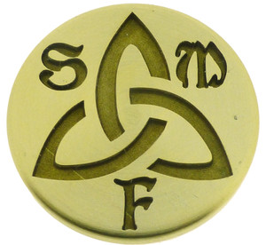 Engraved design, initials added (extra cost), photo reversed Engraved design, initials added (extra cost), photo reversed