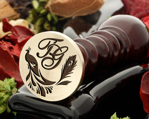 Peacock D4 wax seal Peacock D4 wax seal