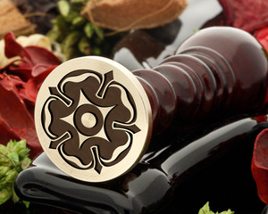 Tudor rose 1 wax seal