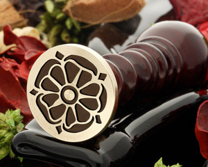 Tudor rose 2 wax seal Tudor rose 2 wax seal