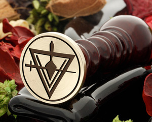 Masonic Cryptic Council 2 wax seal Masonic Cryptic Council 2 wax seal