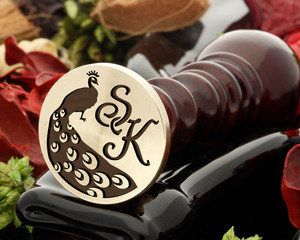 Peacock D5 Wax Seal Stamp