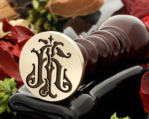 HJ JH Victorian Monogram Design 1