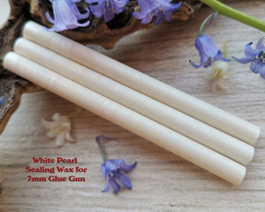 White Pearl Sealing Wax Sticks for 7mm Glue Gun White Pearl Sealing Wax Sticks for 7mm Glue Gun