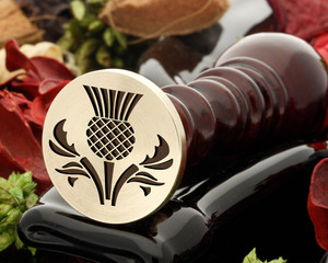 Thistle Wax Seal Design Thistle Wax Seal Design
