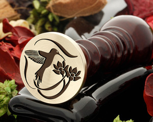 Hummingbird Flowers D2 Wax Seal Hummingbird Flowers D2 Wax Seal