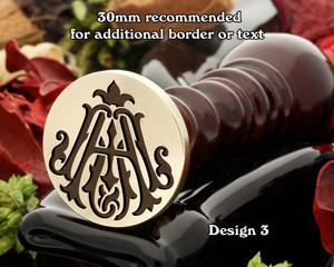AH HA Victorian Monogram Design 3