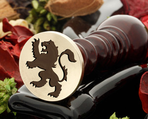 Lion Crest D2 Wax Seal Stamp