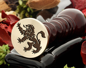Lion Crest D3 Wax Seal Stamp