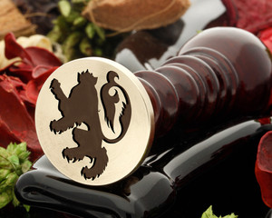 Lion Crest D6 Wax Seal Stamp Lion Crest D6 Wax Seal Stamp
