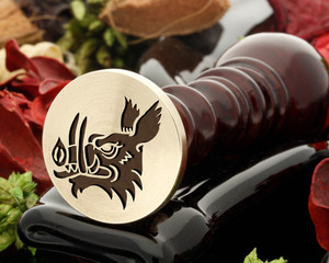 Crest Boar D3 Wax Seal Stamp Crest Boar D3 Wax Seal Stamp