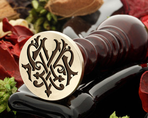 MP PM Victorian Monogram Design 1