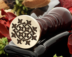 HO OH Victorian Monogram Design 1