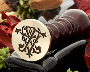 FV VF Victorian Monogram Design 2