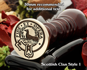 MacArthur Scottish Clan Wax Seal Stamp D1 MacArthur Scottish Clan Wax Seal Stamp D1