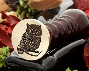 Owl 7 wax seal Owl 7 wax seal