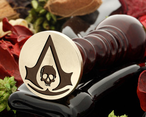 Assassins Creed Skull Wax Seal Stamp