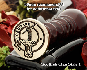 Balfour Scottish Clan Wax Seal D1
