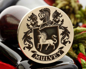 Mulvey Wax Seal Stamp - Design as shown 30mm or larger