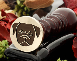 Pug Face Wax Seal Pug Face Wax Seal