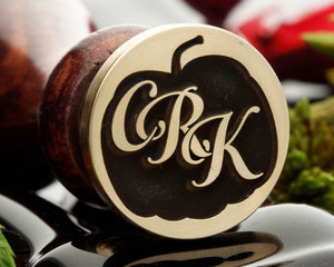 Pumpkin Monogram Wax Seal Stamp