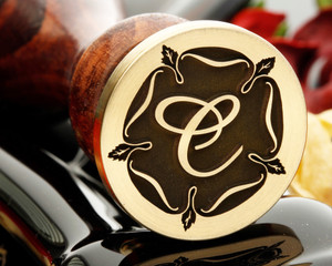 Tudor Rose Monogram One or Two Initials