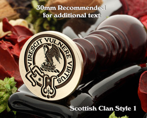 Stewart Scottish Clan Wax Seal D1 Stewart Scottish Clan Wax Seal D1