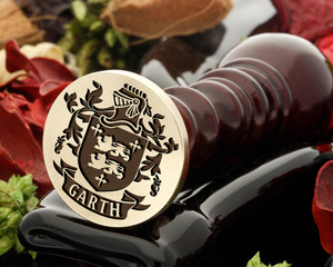 Garth Family Crest Wax Seal D23