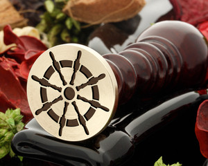 Ships Wheel Wax Seal Stamp
