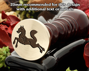Heraldry Fox Courant Wax Seal Stamp Heraldry Fox Courant Wax Seal Stamp